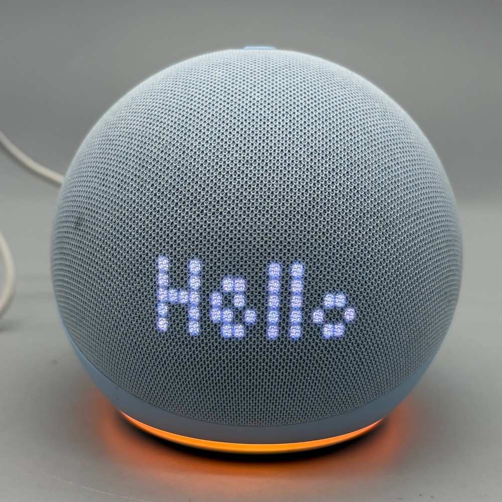 Amazon Echo Dot with Clock (5th Gen) - UNIT ONLY - Cloud Blue